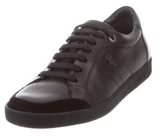 Ferragamo Leather Low-Top Sneakers