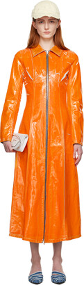 Diesel Orange De-Luis-Fsc Denim Maxi Dress