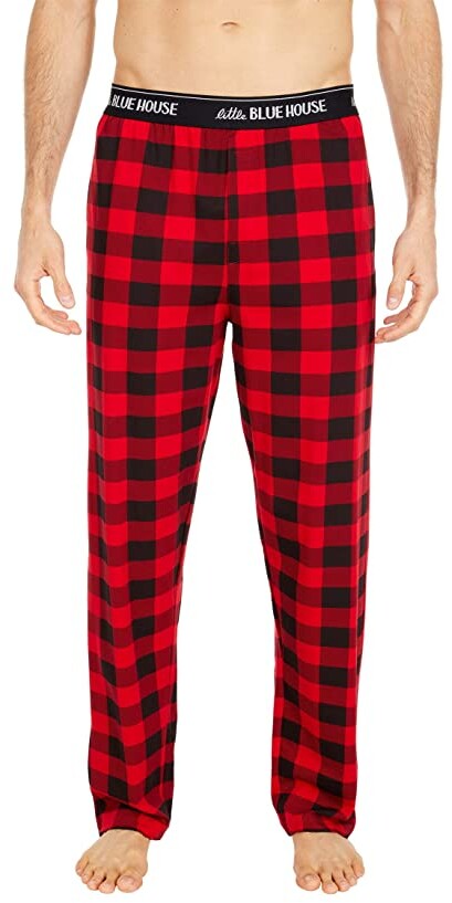 buffalo check pajama pants
