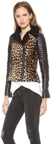Thumbnail for your product : A.L.C. Lee Haircalf Leather Jacket