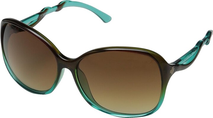 Spy Optic Fiona Sport Women's Sunglasses Mint Chip Fade/Happy Bronze Fade, Grilamid Frames/Polycarbonate