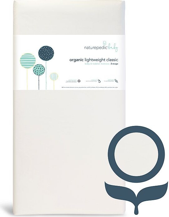 Naturepedic Classic Organic Lightweight 2-Stage Crib Mattress