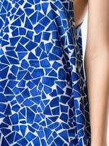 Thumbnail for your product : Norma Kamali reversible mosaic slip dress