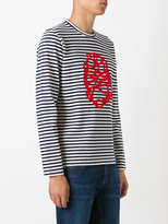 Thumbnail for your product : Etro printed Breton stripe sweatshirt