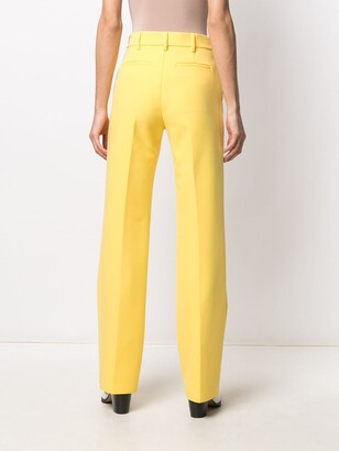 MSGM High-Waisted Straight-Leg Trousers