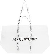 Thumbnail for your product : Off-White White PVC Commercial Tote