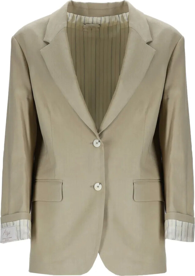 Alysi Button Blazer