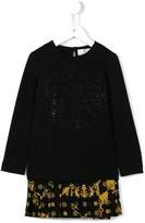 Thumbnail for your product : Versace rhinestone embellished dress