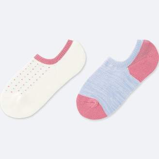 Uniqlo Girl's Short Socks (set Of 2)