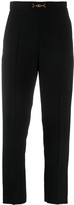 Thumbnail for your product : Elisabetta Franchi Cropped Straight-Leg Trousers