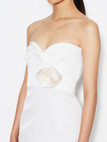 Thumbnail for your product : Valentino Silk Rosette Strapless Gown