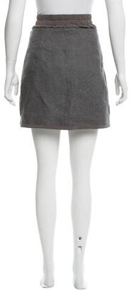 Brunello Cucinelli Linen Mini Skirt