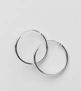 Thumbnail for your product : ASOS Design Sterling Silver 20mm Hoop Earrings