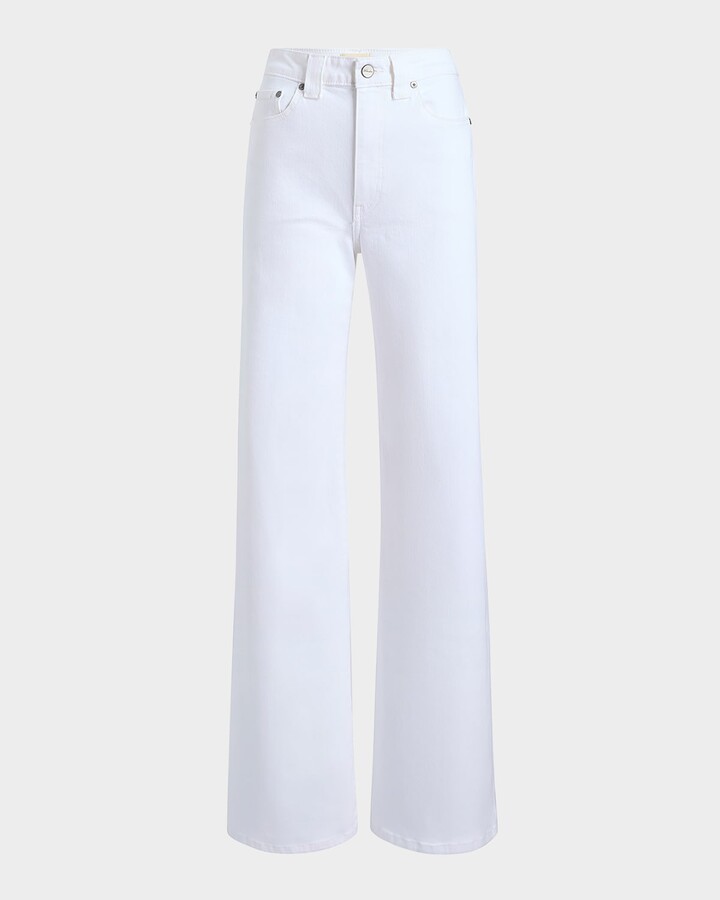 KHAITE Dane Mid-Rise Wide-Leg Jeans