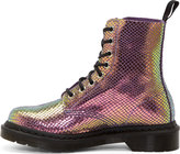 Thumbnail for your product : Dr. Martens Green & Pink Mirror Shift 8-Eye Pascal Boots