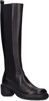 Thumbnail for your product : Jil Sander 70mm Tall leather Chelsea boots
