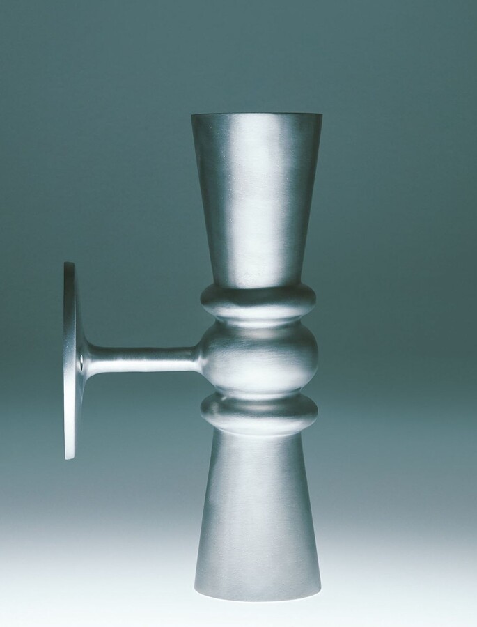 Dunlin Germaine Wall Light, Sandblasted Aluminium By,