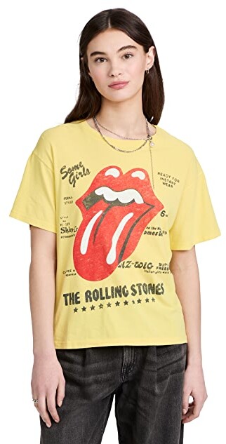 HangHisi The Rolling Stone Womens Long Sleeve T Shirts Cotton Round Neck Long Sleeved T Shirt