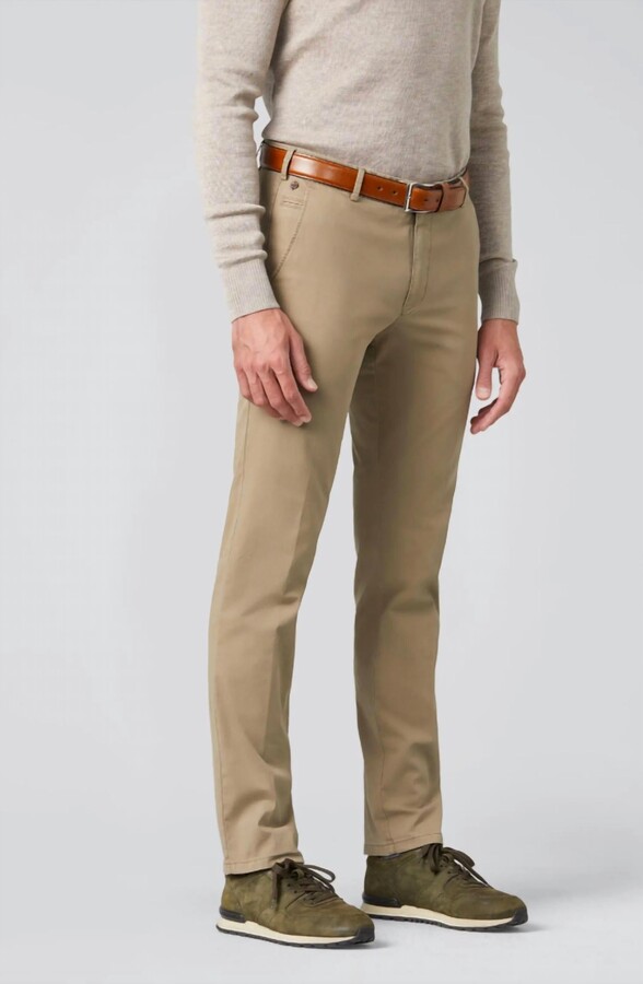 Meyer Bonn 9-3004 Stone Cotton Chino