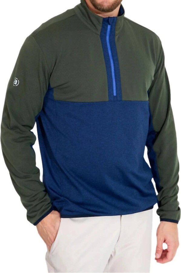 Abacus Sportswear US Erne Midlayer Top In Forest