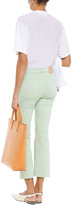 Thumbnail for your product : Frame Frayed High-rise Kick-flare Jeans