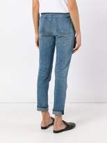 Thumbnail for your product : J Brand distresed cropped jeans