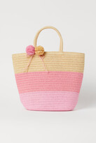 Thumbnail for your product : H&M Straw bag with pompoms