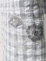 Thumbnail for your product : Thom Browne Checked Sequin-Detail Skirt