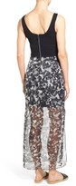 Thumbnail for your product : Vince Camuto Petite Women's Print Chiffon Overlay Maxi Dress