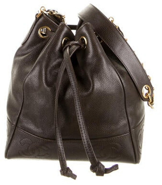 Chanel Pre Owned 1995 Triple CC bucket bag - ShopStyle