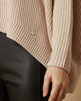 Thumbnail for your product : Ted Baker Ribbed Loose Polo Neck Jumper