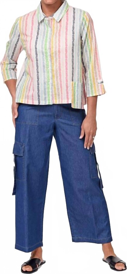 Tulip Clothing Jaycee Top In Leaf