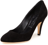 Thumbnail for your product : Casadei Suede Pointed-Toe Pump