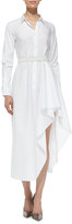 Thumbnail for your product : Theory Diaz Poplin Runway Long-Sleeved Dress