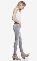 Thumbnail for your product : Express High Waisted Hip Zip Jean Legging