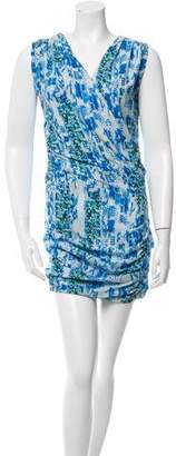 IRO Printed Sleeveless Mini Dress