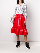 Thumbnail for your product : COMME DES GARÇONS GIRL Peplum Flared Midi Skirt