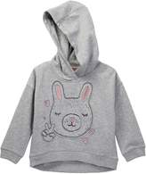 Thumbnail for your product : Joe Fresh High-Low Graphic Hoodie (Toddler & Little Girls)