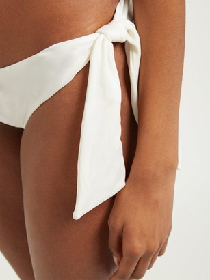 Adriana Degreas Ruched Hoop Bikini - White
