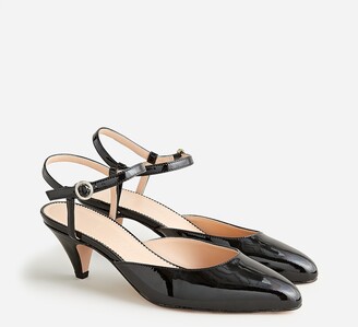 J.Crew Pointed-toe heels in Italian patent leather