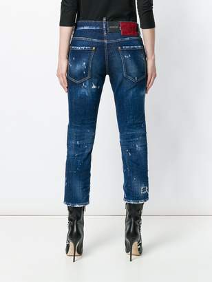 DSQUARED2 distressed hockney jeans