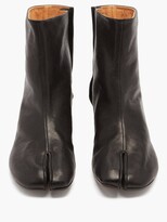 Thumbnail for your product : Maison Margiela Tabi Split-toe Leather Ankle Boots - Black