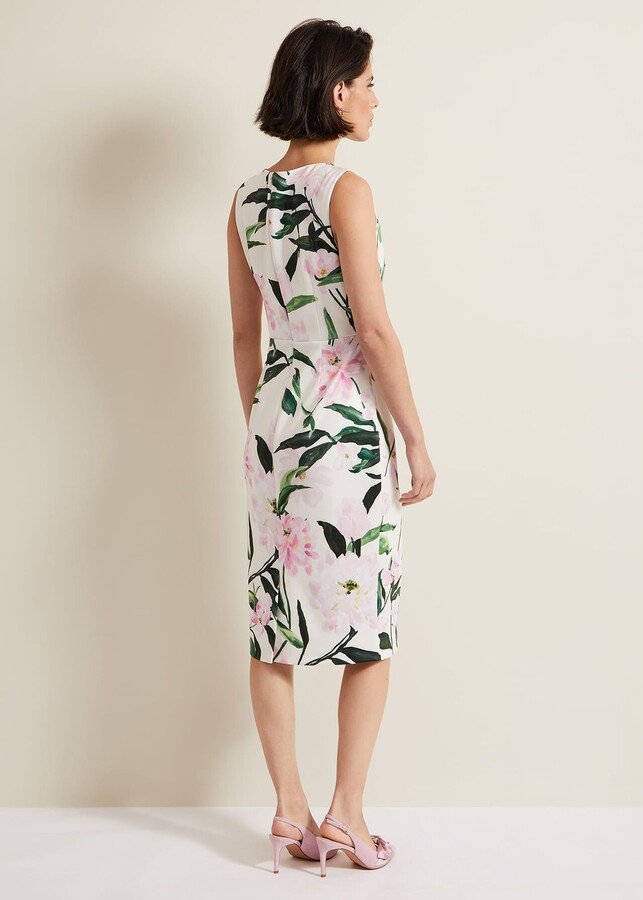 Scuba Dress Michael Kors Floral Midi Dresses Michael Michael Kors