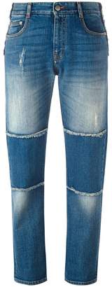 Stella McCartney panelled boyfriend jeans