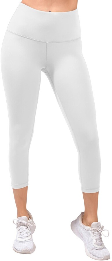 White Capri Leggings | Shop the world's largest collection of fashion |  ShopStyle