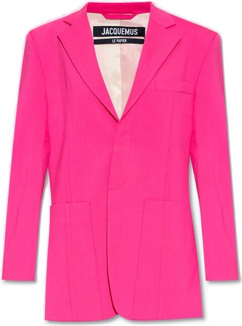 - Save 22% Pink Womens Jackets Jacquemus Jackets Jacquemus Womens Blazer in Fuchsia 