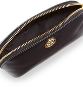 Thumbnail for your product : Tory Burch Robinson Saffiano Small Makeup Bag, Black