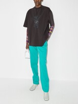 Thumbnail for your product : we11done teddy-print oversize T-shirt