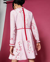 Thumbnail for your product : Ted Baker HEYDII Peach Blossom neck tie dress