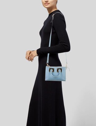 Sophie Hulme Leather Handle Bag Blue